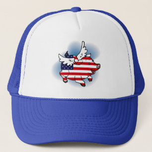 Patriotic Flies Gris Keps