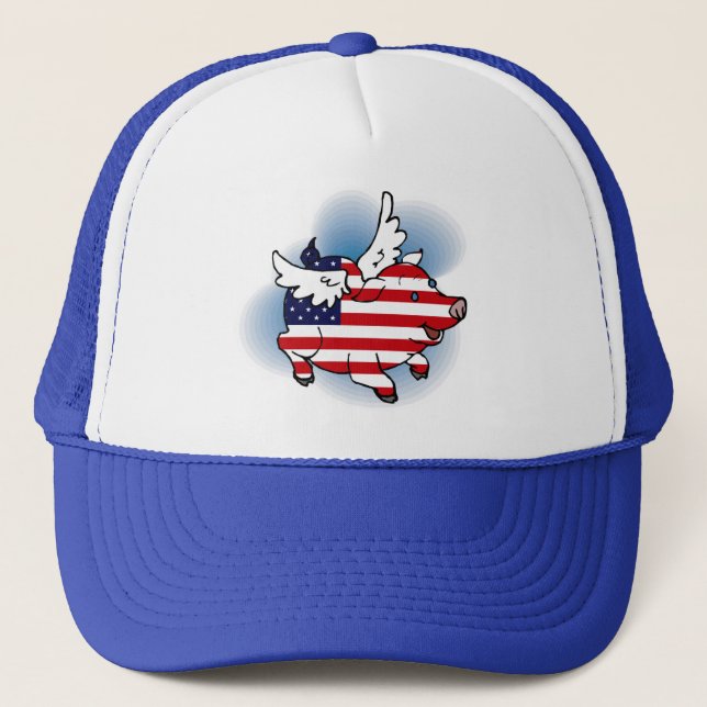 Patriotic Flies Gris Keps (Framsida)