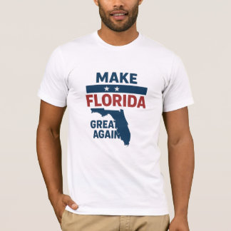Patriotic Florida Design – “Make Florida Great '' T Shirt