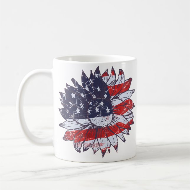 Patriotic Flower Mugg (Vänster)
