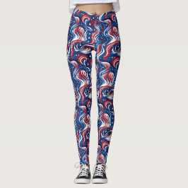 Patriotic Flows Leggings - Roligt
