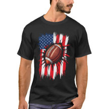 Patriotic Football 4:e juli amerikanska Flagga
