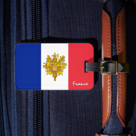 Patriotic Frankrike Luggage Tags, Fransk Flagga Bagagebricka