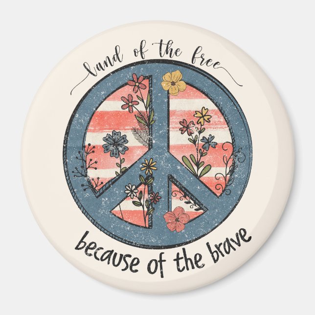 Patriotic Fridge Decor Magnet (Framsidan)
