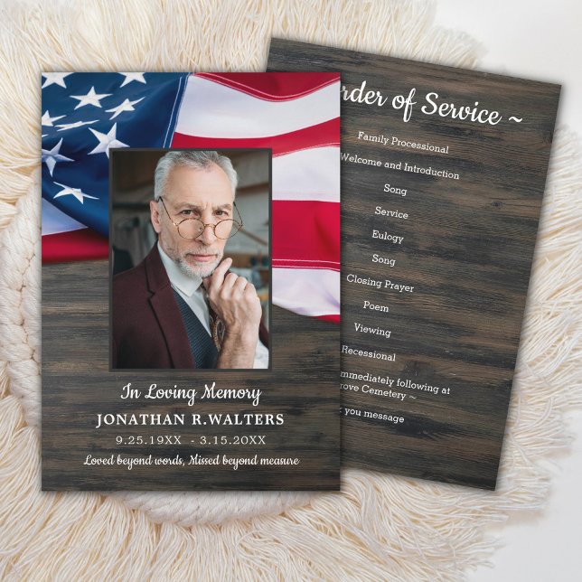 Patriotic Funeral Order of Service Veteran Program (Skapare uppladdad)