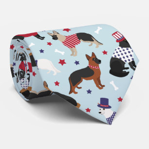 Patriotic German Shepherd Mönster Slips