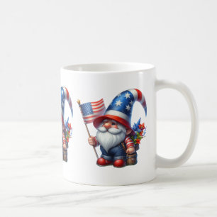 Patriotic Gnome Coffee Mugg