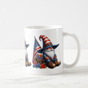 Patriotic Gnome Coffee Mugg