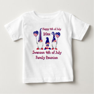 Patriotic Gnome Family Reunion Firande T Shirt