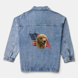 Patriotic Golden Retriever