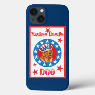 Patriotic Golden Retriever