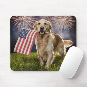 Patriotic Golden Retriever Musmatta