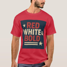Patriotic Graphic Tee för den 4 juli