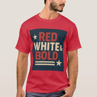 Patriotic Graphic Tee för den 4 juli