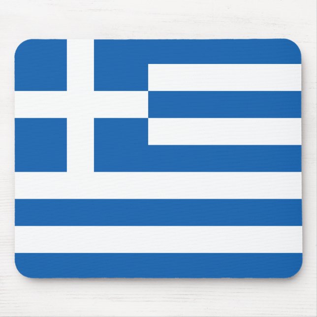 Patriotic Greece Flagga Musmatta (Framsidan)