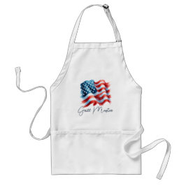 Patriotic Grill Master American Flagga Förkläde