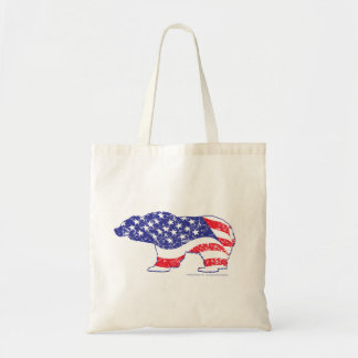 Patriotic-Grizzly-nöd Tygkasse