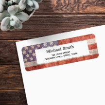 Patriotic Grunge American Flagga
