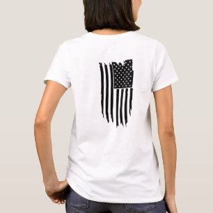 *~* Patriotic Grunge - Modern amerikansk Flagga T Shirt