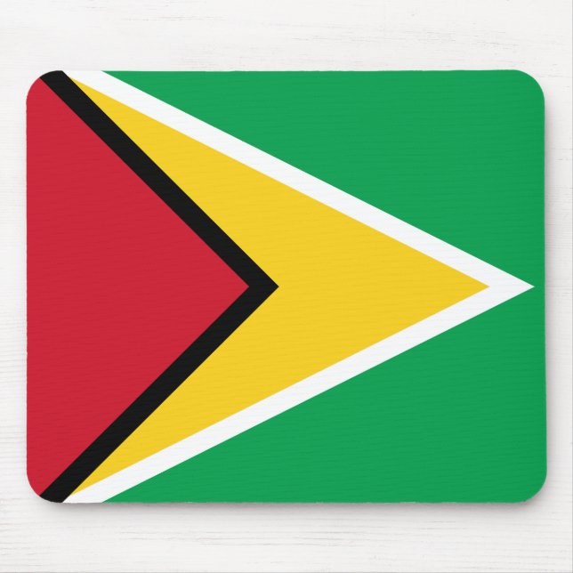Patriotic Guyana Flagga Musmatta (Framsidan)