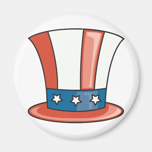 Patriotic Hat Magnet (Framsidan)