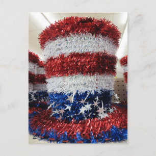 Patriotic Hat Vykort