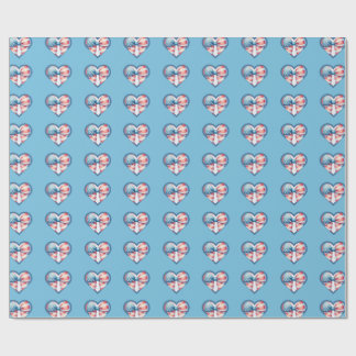 Patriotic Heart Presentpapper