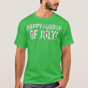 Patriotic helgdag Lycklig 4 juli T Shirt