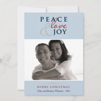 Patriotic Helgdag Photo Card Julkort