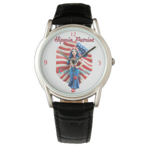 Patriotic Hippie Girl Thunder_Cove Armbandsur