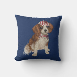 Patriotic Hund Decorative Pillow Kudde