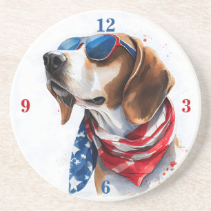 Patriotic Hund Foxhound 4 juli Underlägg