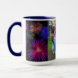 Patriotic Hundar & Fireworks Firande Combo Mugg