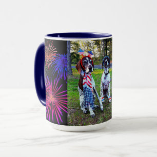 Patriotic Hundar & Fireworks Firande Combo Mugg
