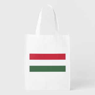 Patriotic Hungary Flagga Återanvändbar Påse