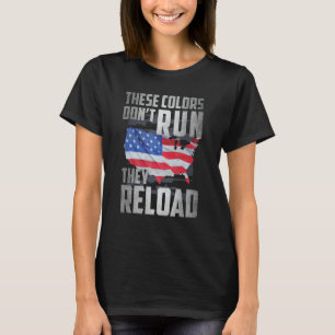Patriotic I American Flagga I USA Färg Dont Spring T Shirt