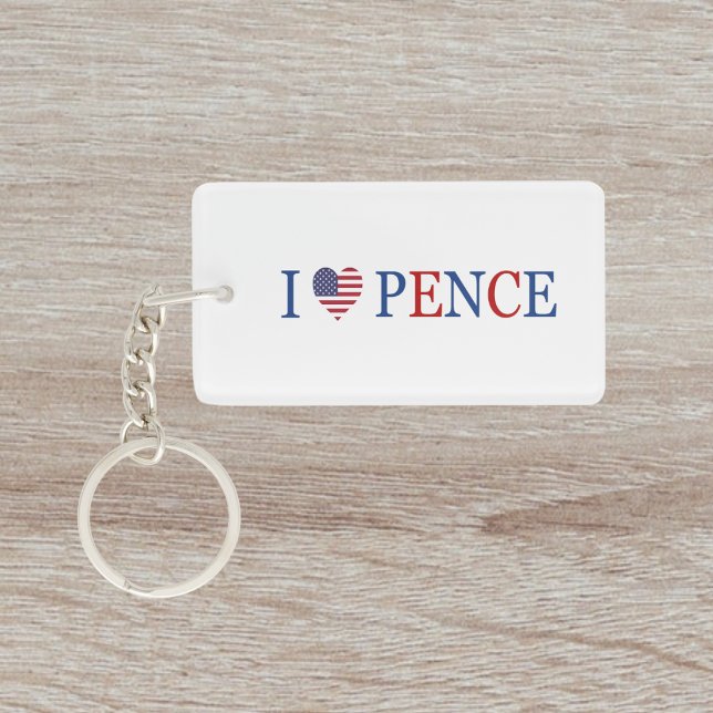 Patriotic I Heart Kärlek Mike Pence Flagga (Skapare uppladdad)