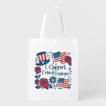 Patriotic I stöder federala anställda, arbetare