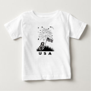 Patriotic Iguana T Shirt