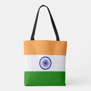 Patriotic India Flagga Tygkasse