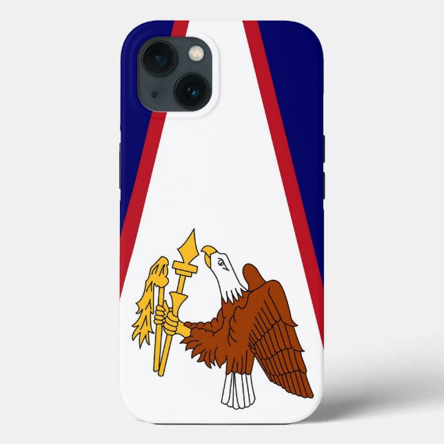 Patriotic iPhone 13 Fodral-Mate, American Samoa fl (Baksida)