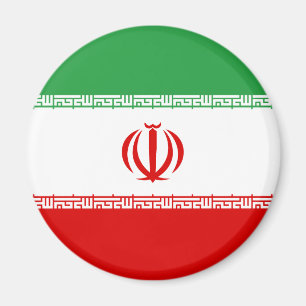 Patriotic Iran Flagga Magnet
