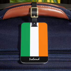 Patriotic Ireland Luggage Tags, Irish Flagga Bagagebricka