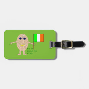 Patriotic Irish Egg Anpassningsbar Bagagebricka