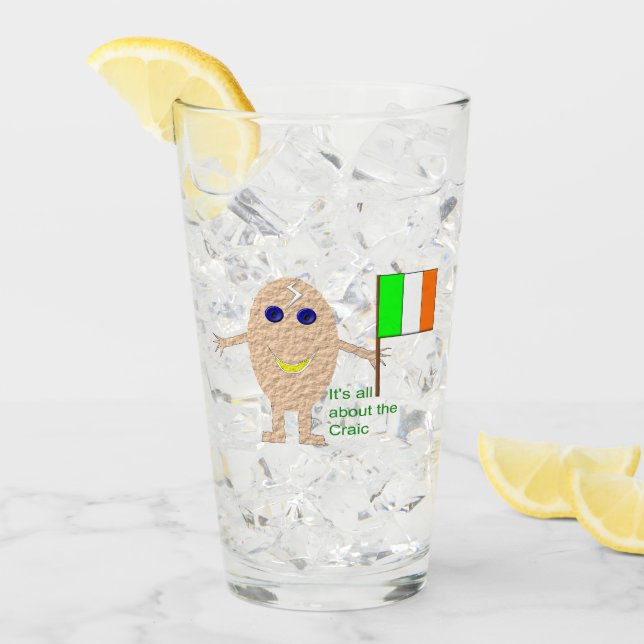 Patriotic Irish Egg Glaskopp (Framsida Ice)