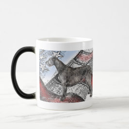 Patriotic Irish Wolfhound Magisk Mugg
