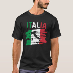 Patriotic Italiano Roots Europe Traveler Italien K T Shirt