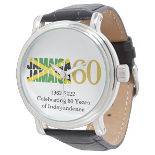 Patriotic JAMAICA 60-årsjubileum Självständighet Armbandsur