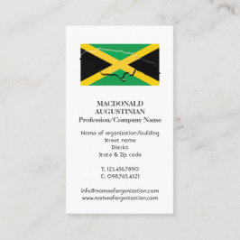 Patriotic | JAMAICA FLAGGA | Foto-Affärskort Visitkort