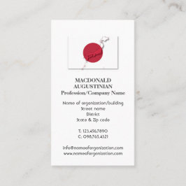 Patriotic | JAPAN FLAGGA | Foto-Affärskort Visitkort